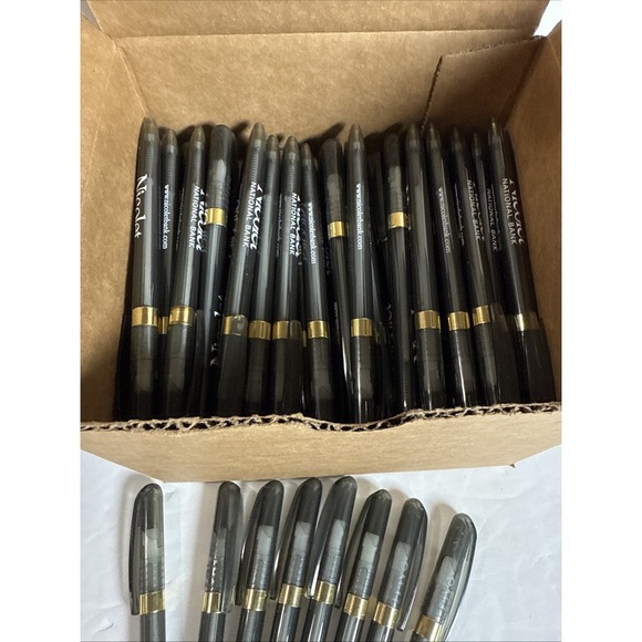 Vintage NICOLET NATIONAL BANK (100 PACK) Ball Point Pen 5.5" Grey With Black Ink - Picture 4 of 4